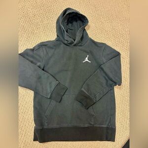 Boys Black Jordan Hoodie - size Large